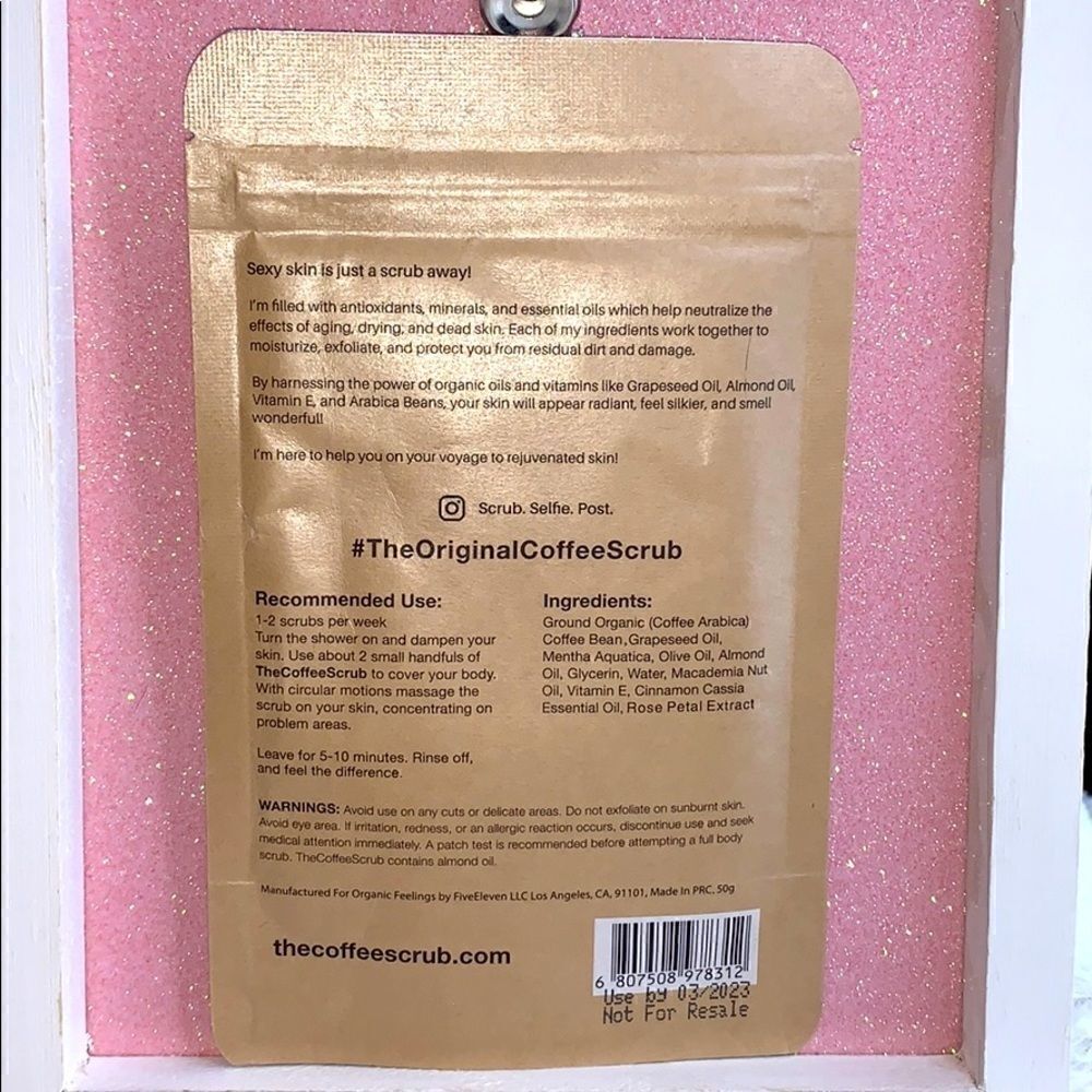 $5💥 The Coffee Scrub - Rose - Picture 2 of 3